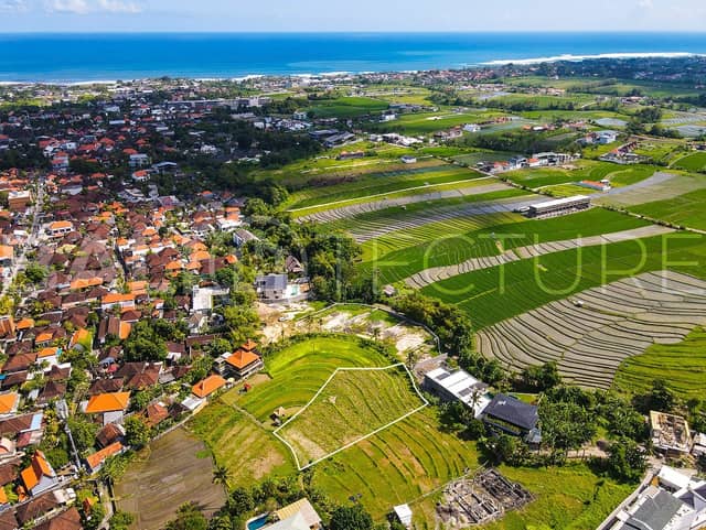 1960m2 Amazing Land With Ricefield View In Pererenan, Pererenan