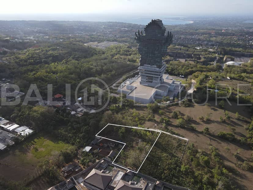 2200m2 Land For Sale With Iconic GWK Statue In Ungasan, Uluwatu, Bali