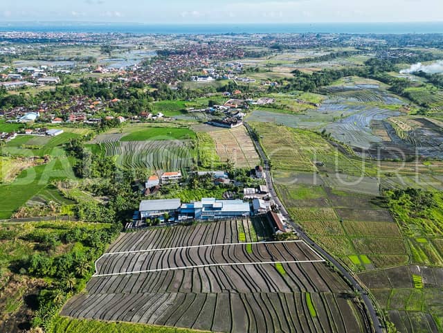 2925m2 Stunning Land With Ricefield View In Kaba Kaba, Tabanan