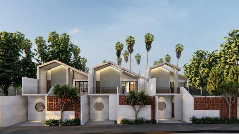 2 Bedrooms Off Plan Villa For Sale Area Babakan Canggu, Canggu, Bali