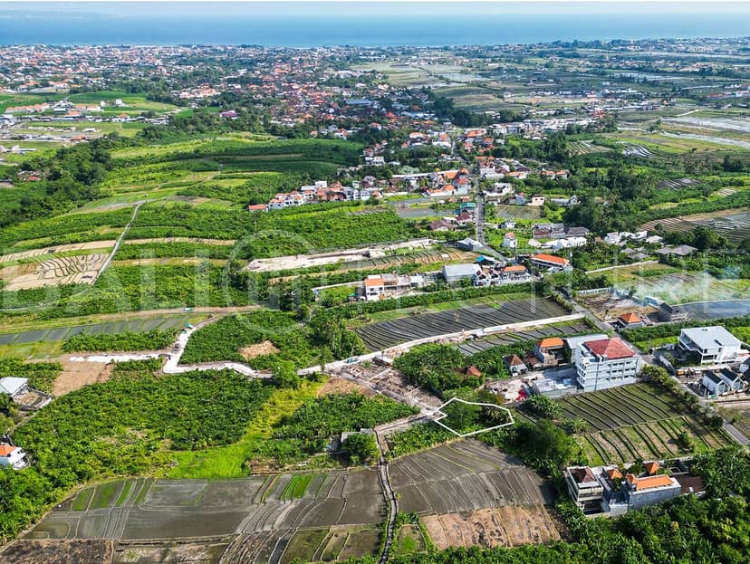 430m2 Stunning Land With Pandanfields View In Pererenan, Pererenan, Bali