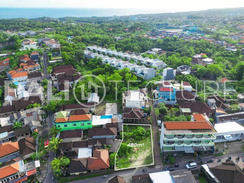 Exclusive 480m² Leasehold Land For Sale in Ungasan, Uluwatu, Bali