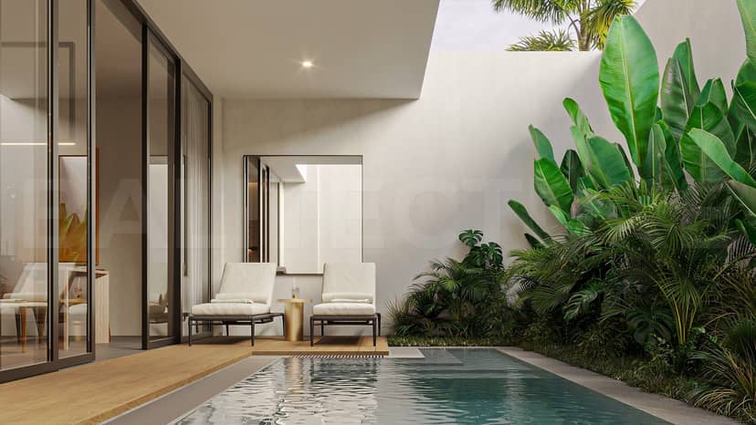 Luxury Off-plan Villa for Lease in Umalas Bali, 2BR Near Canggu, Seminyak, Bali