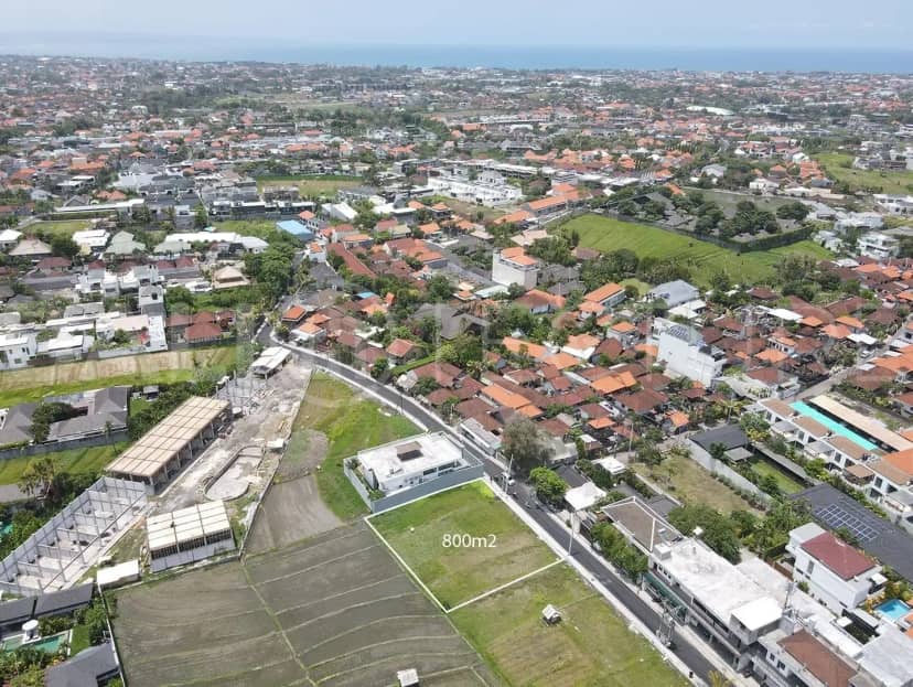 800m2 Land For Sale In Umalas, Seminyak, Bali