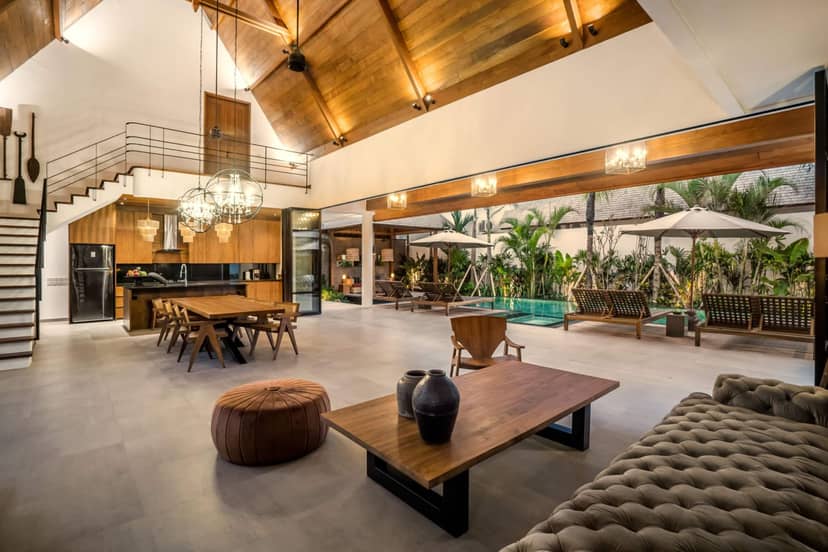 4 Bedrooms Villa For Sale With Tropical Modern Design, Pererenan, Bali