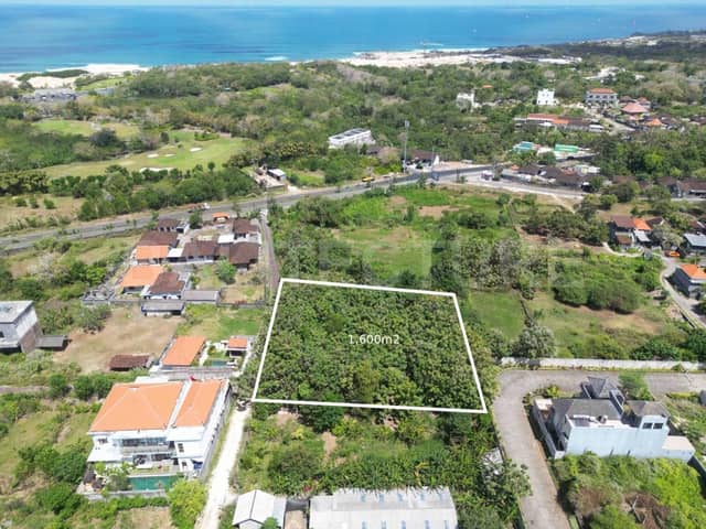 Leasehold Land in Kutuh 1,600m² Near Pandawa and Melasti Beach, Uluwatu