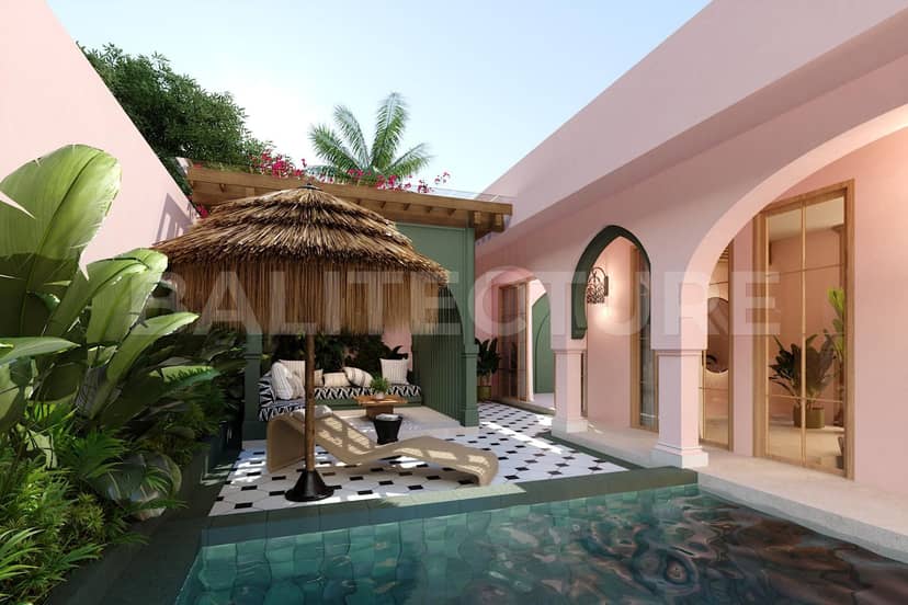 OFF-PLAN LEASEHOLD 2-BEDROOM LUXURY VILLAS FOR SALE IN SEMINYAK – MEDITERRANEAN POP ART DESIGN, Seminyak, Bali