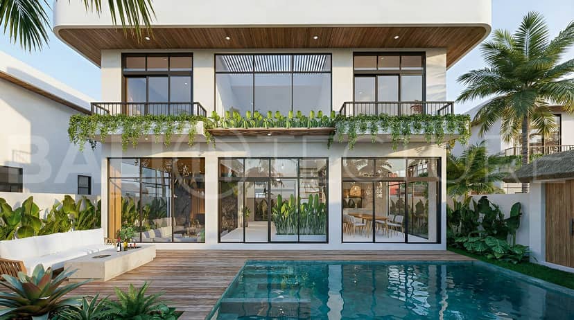 Off-Plan 3-Bedroom Villas with Private Pools Near Seminyak and Canggu, Bali