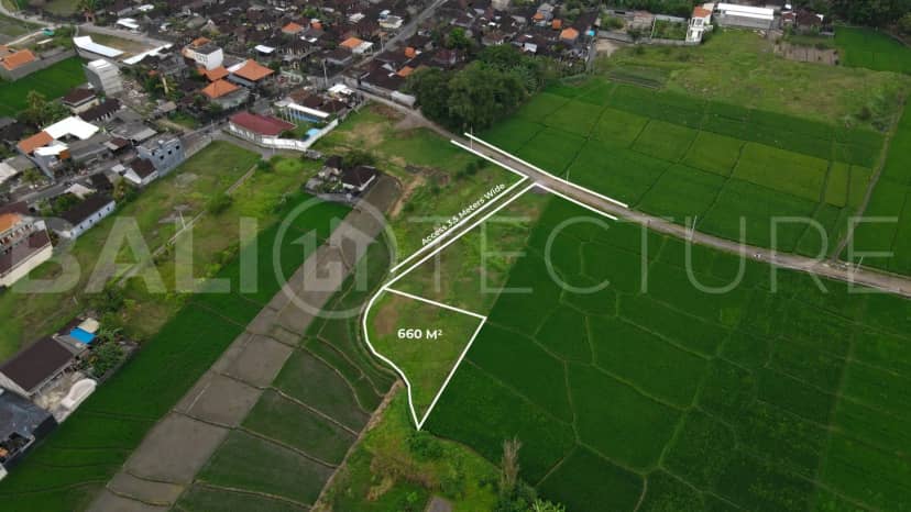 Residential Zoned Land for Sale Near Kedungu Beach, Pererenan, Bali