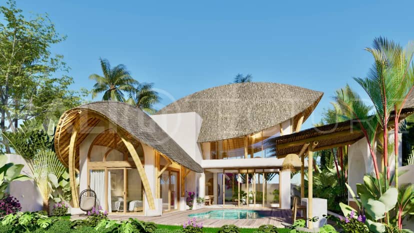 Off Plan Bamboo Villa near Ubud Center for Sale, Ubud, Bali