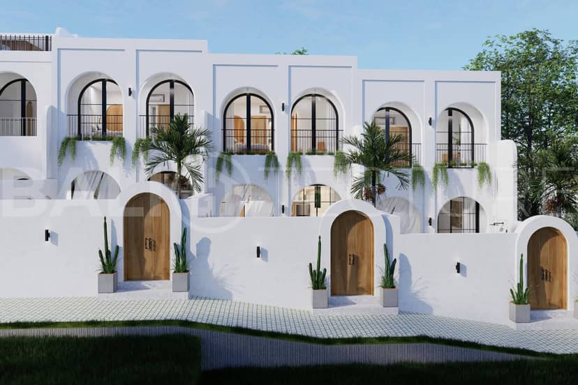 New 1 Bedroom Mediterranean Villa For Sale in Pererenan, Pererenan, Bali