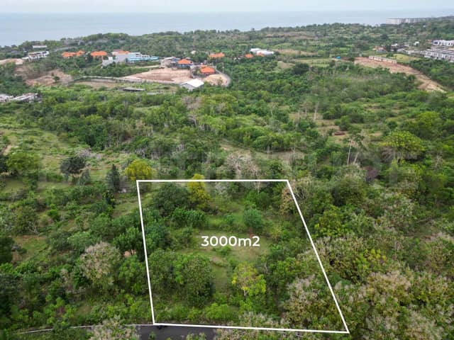 3,000m² Tourism-Zoned Land in Ungasan Bali – Prime Investment Near Iconic Beach Clubs, Uluwatu