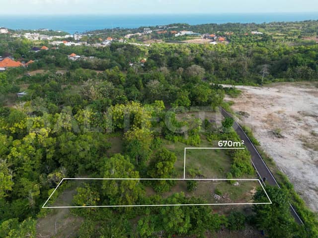 670m² Land in Ungasan Bali Yellow-Zoned Plot with High Investment Potential, Uluwatu