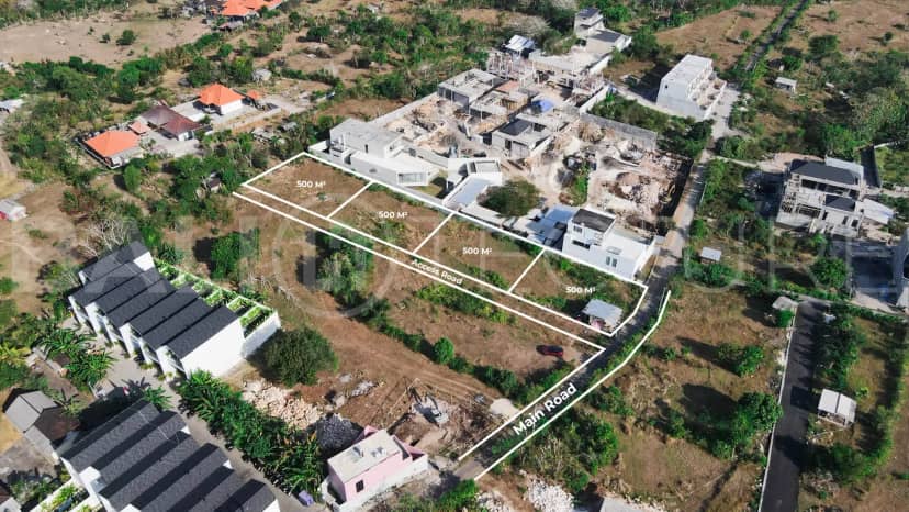 500 m² Pandawa Bali Land for Private Villas or Investment, Uluwatu, Bali