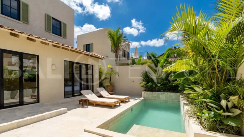 2 Bedroom Villa with Spanish Charm, Rooftop, and Private Pool for Sale In Canggu, Canggu, Bali