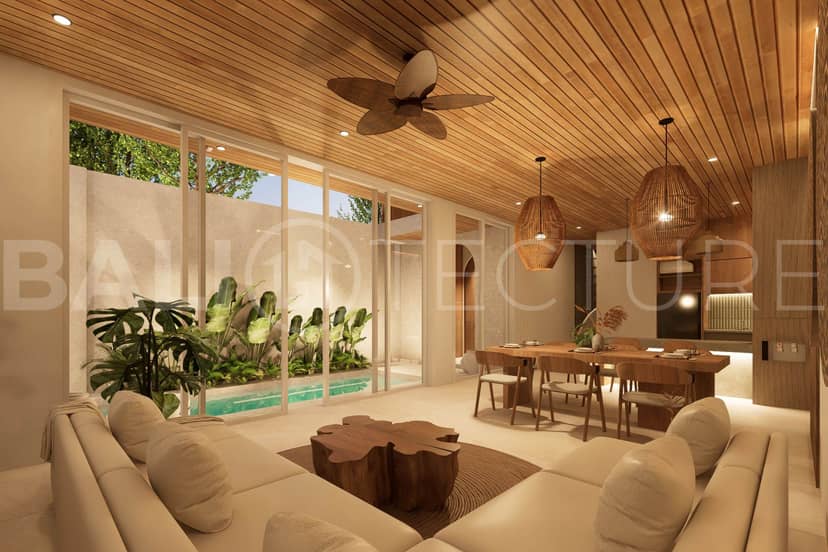 Modern Tropical 3 Bedroom Offplan Villa in Tumbak Bayuh, Canggu, Bali