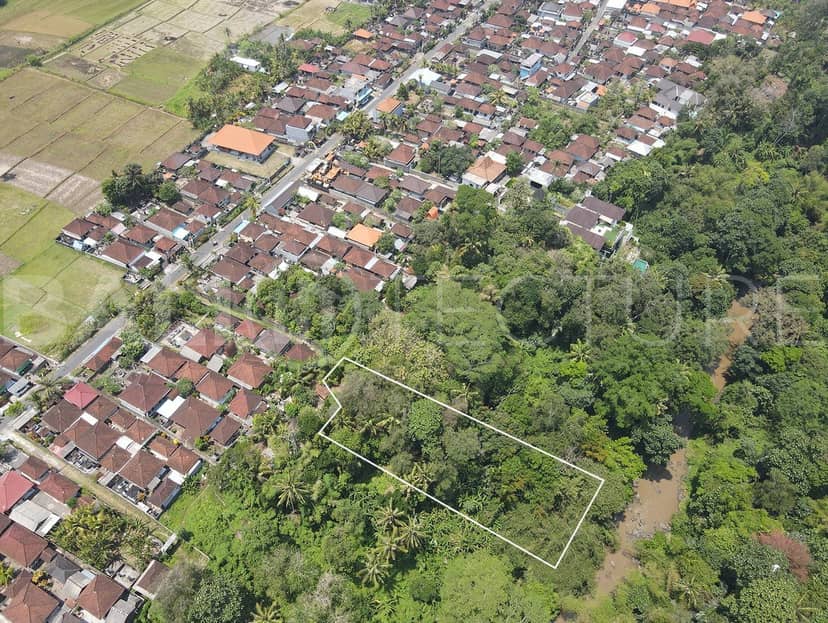 1705m2 Amazing Land With Riverview In Buwit, Tabanan, Bali