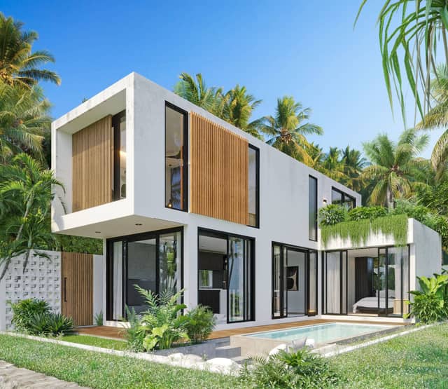 3 Bedroom Villa For Sale With Tropical Design In Cemagi, Pererenan