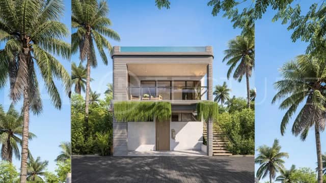 Stunning 5 Bedroom Ocean View Freehold Villa with Rooftop Entertainment Area in Uluwatu, Uluwatu