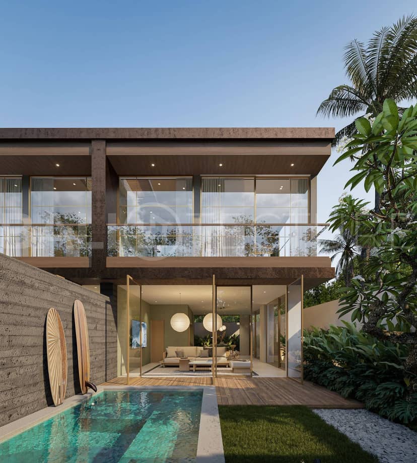 Modern Minimalis 2 Bedroom Stunning Offplan Villa in Kedungu, Pererenan, Bali