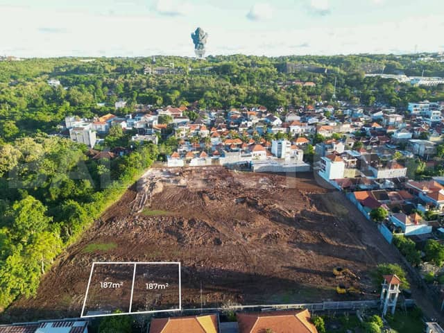 Leasehold Land in Jimbaran  Scenic GWK View Near Udayana University, Uluwatu
