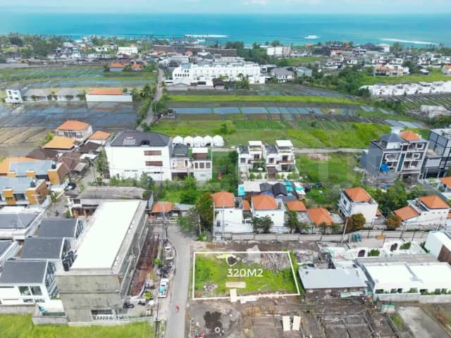 Strategic Land for Lease in Cemagi Bali – 320m² in Tourism Zone, Pererenan