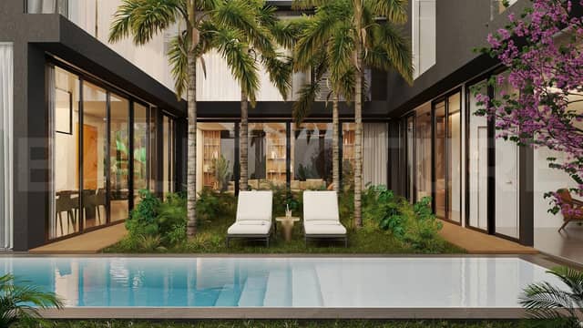 Luxury Villas for Lease in Bali 4BR Turnkey Villas with Spa, Sauna & Pool in Gated Community, Seminyak
