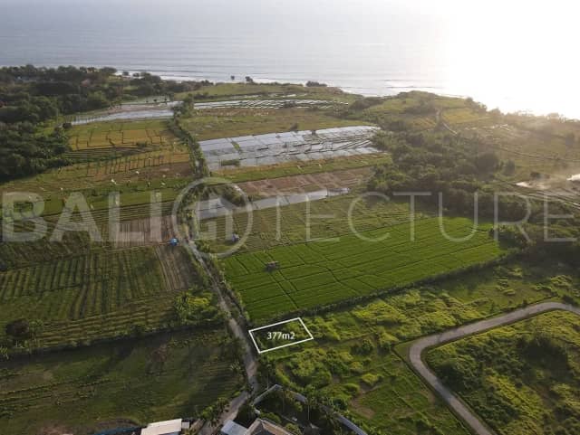 Amazing Plot of Freehold Land in Kedungu Beach (377m2), Pererenan