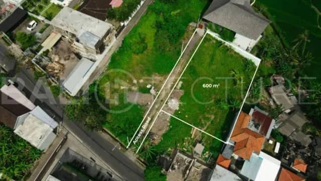 Prime Leasehold Land for Sale In Babakan Minutes from Batu Bolong Beach, Canggu