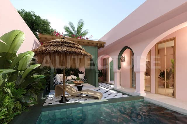 OFF-PLAN LEASEHOLD 2-BEDROOM LUXURY VILLAS FOR SALE IN SEMINYAK – MEDITERRANEAN POP ART DESIGN, Seminyak