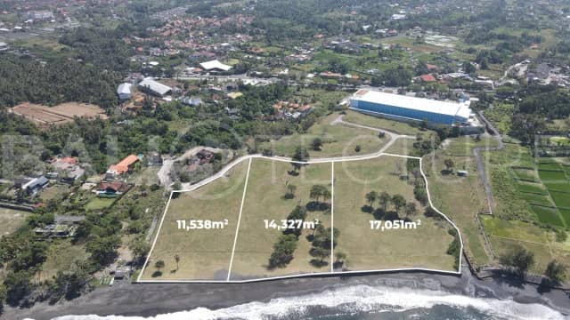Expansive Beachfront Land for Sale in Saba Beach, Ubud