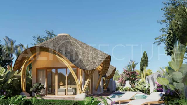 Off Plan Bamboo Style Villa with Pool & Garden in Ubud, Ubud