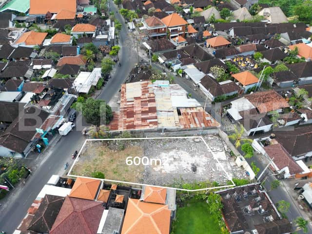 600m2 Commercial Land in Canggu – Roadside Plot for Your Business Ventures, Canggu