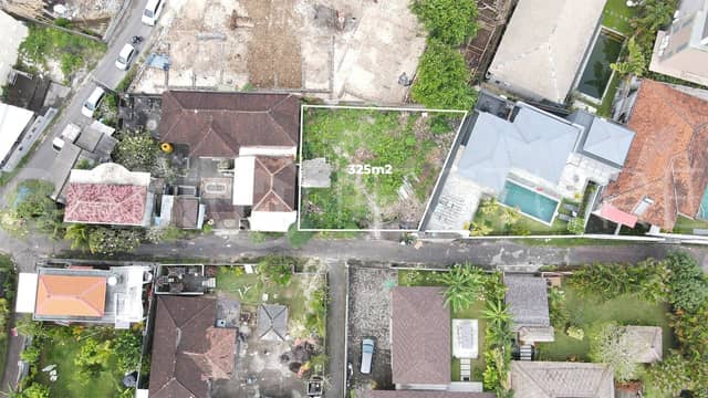 Leasehold 325m2 Land for Sale near GWK Ungasan Bali, Uluwatu