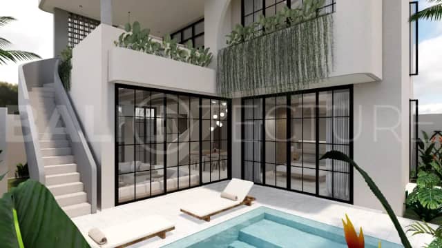 Off-Plan Modern Mediterranean 2 Bedroom Villa for Sale near Bingin Beach, Uluwatu