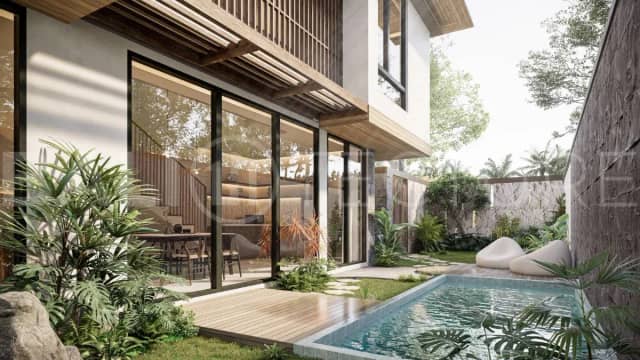 Off-Plan Modern Tropical Villa for Sale near Kedungu Beach Bali, Pererenan