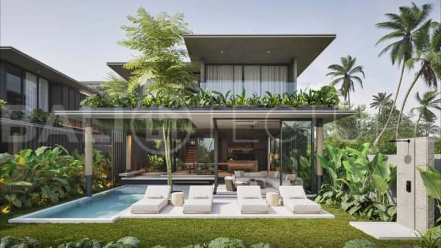 Modern Ocean View 3 Bedroom Off-Plan Villa for Sale near Savaya Uluwatu, Uluwatu