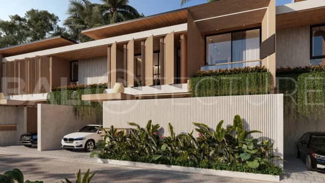 Off-Plan Ricefield View 3 Bedroom Villa for Sale in Babakan Canggu, Canggu