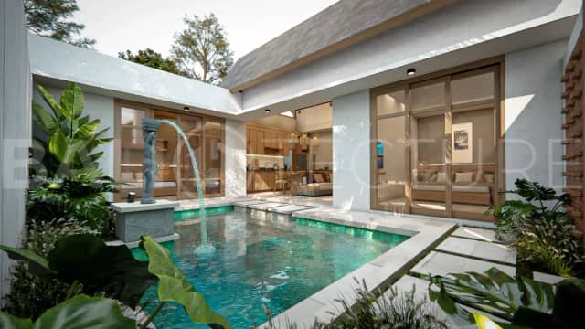 Off-Plan Tropical 2 Bedroom Villa for Sale in Ungasan, Uluwatu