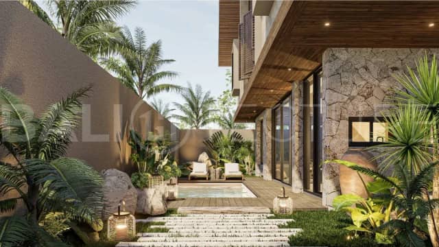 Off-Plan Wabi Sabi Inspired Villa for Sale near Kedungu Beach Bali, Pererenan