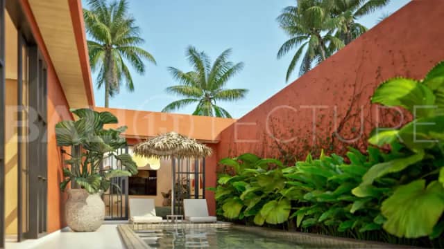 Off-Plan Modern Moroccan-Style Villa for Sale in Kelating Bali, Tabanan