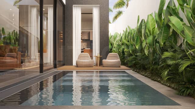 Modern Villa for Lease in Umalas Bali – 2BR Turnkey Villa with Pool & Garage, Seminyak
