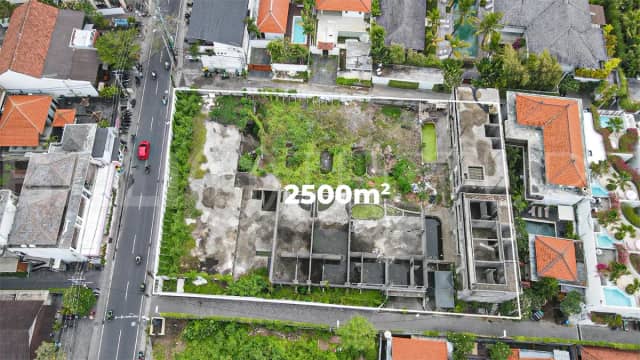 Prime Commercial 2500m2 Land for Sale near Nelayan Beach, Canggu