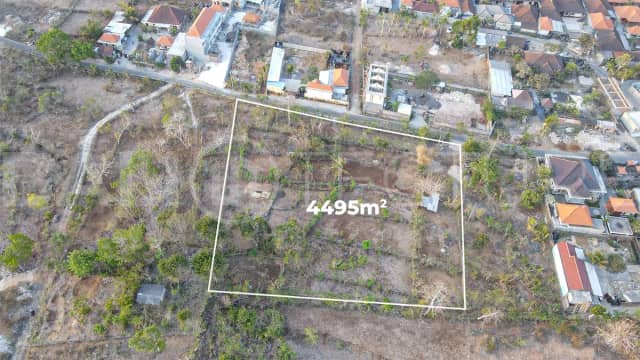 Prime Tourism Zoned Land for Sale Near Melasti Beach, Uluwatu