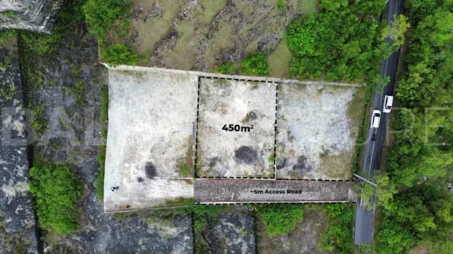 Residential Land for Sale in a Tranquil Area of Melasti Ungasan, Uluwatu