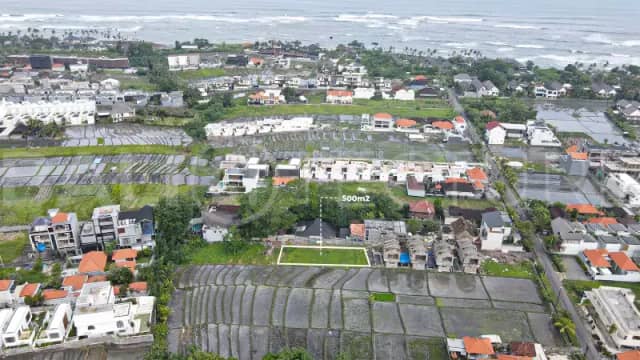 Ricefield View Land for Sale near Cemagi Beach Bali, Pererenan