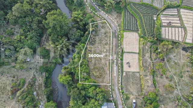 Riverside 3600m2 Land for Sale near Purnama Beach Ketewel, Ubud