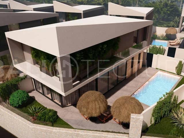 Spacious 3BR Tropical Villa with Private Pool in Berawa, Canggu