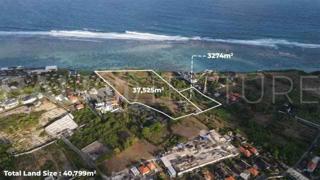 Stunning Cliff Front Land for Sale in Nusa Dua’s Prestigious 5 Star Resort Enclave, Uluwatu
