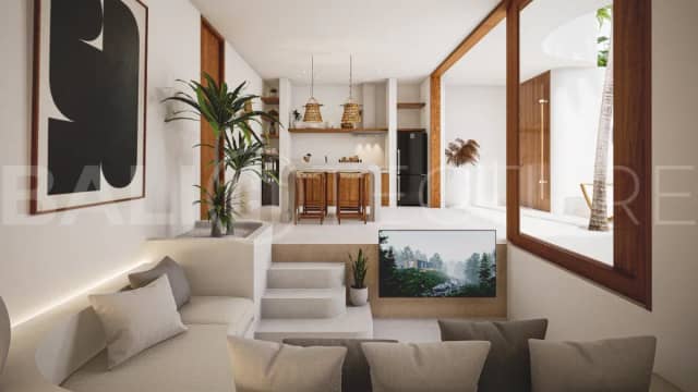 Tropical 1 Bedroom Off-Plan Villa for Sale with Rooftop Retreat in Ungasan, Uluwatu